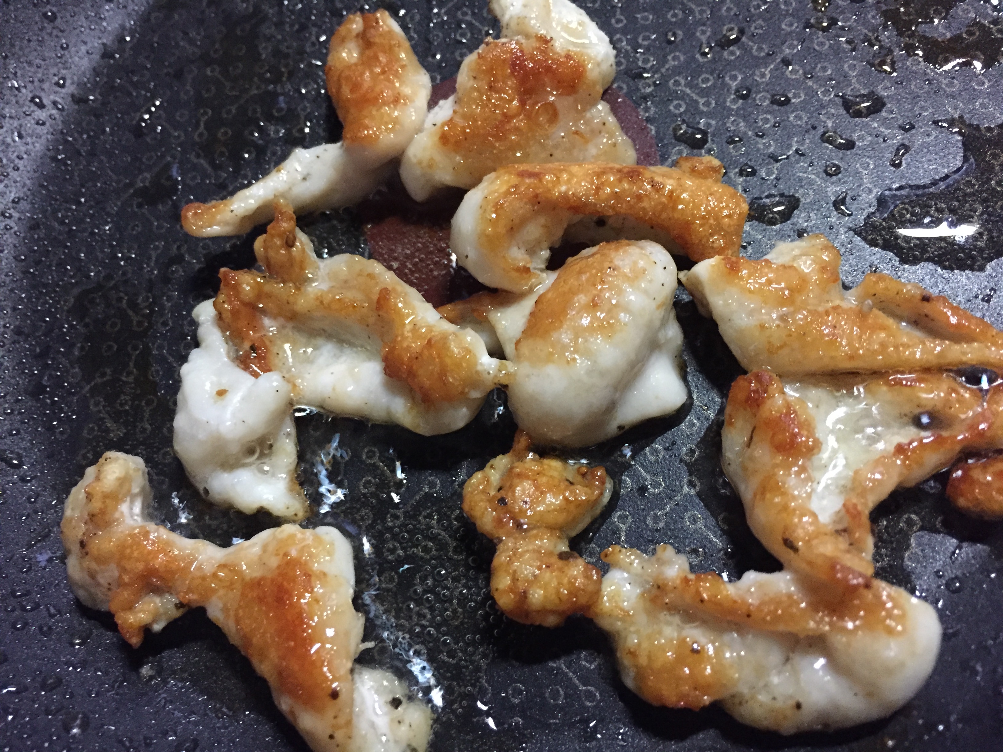 鶏皮のサクサク照り焼き仕立て　レシピ