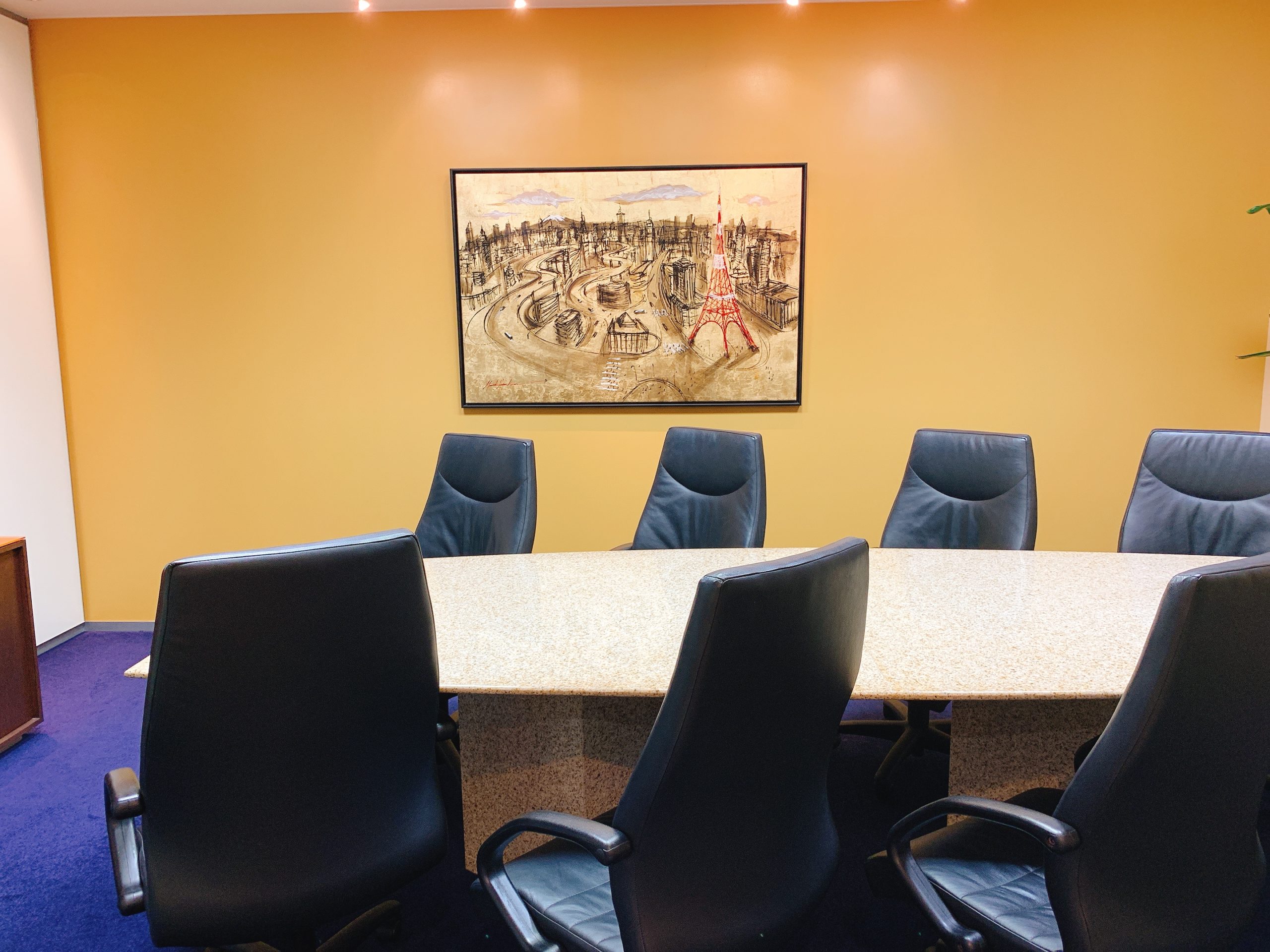 役員会議室　サーブコープ新宿オークシティ日土地西新宿ビル