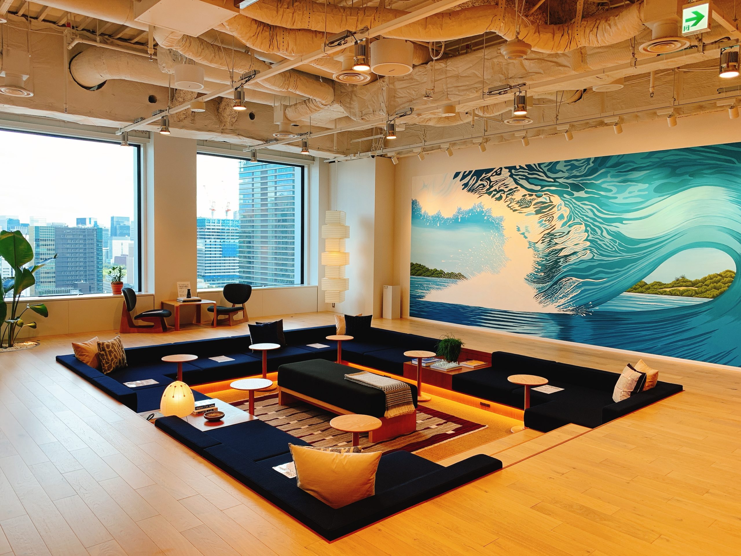 ラウンジ・オープンデスク WeWork神谷町トラストタワー