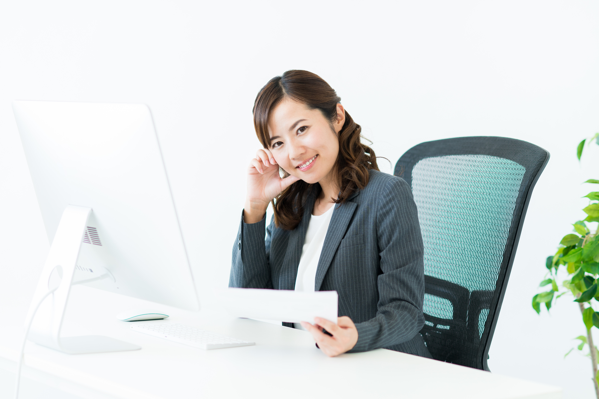 スタッフによる来客対応は受付対応くらい