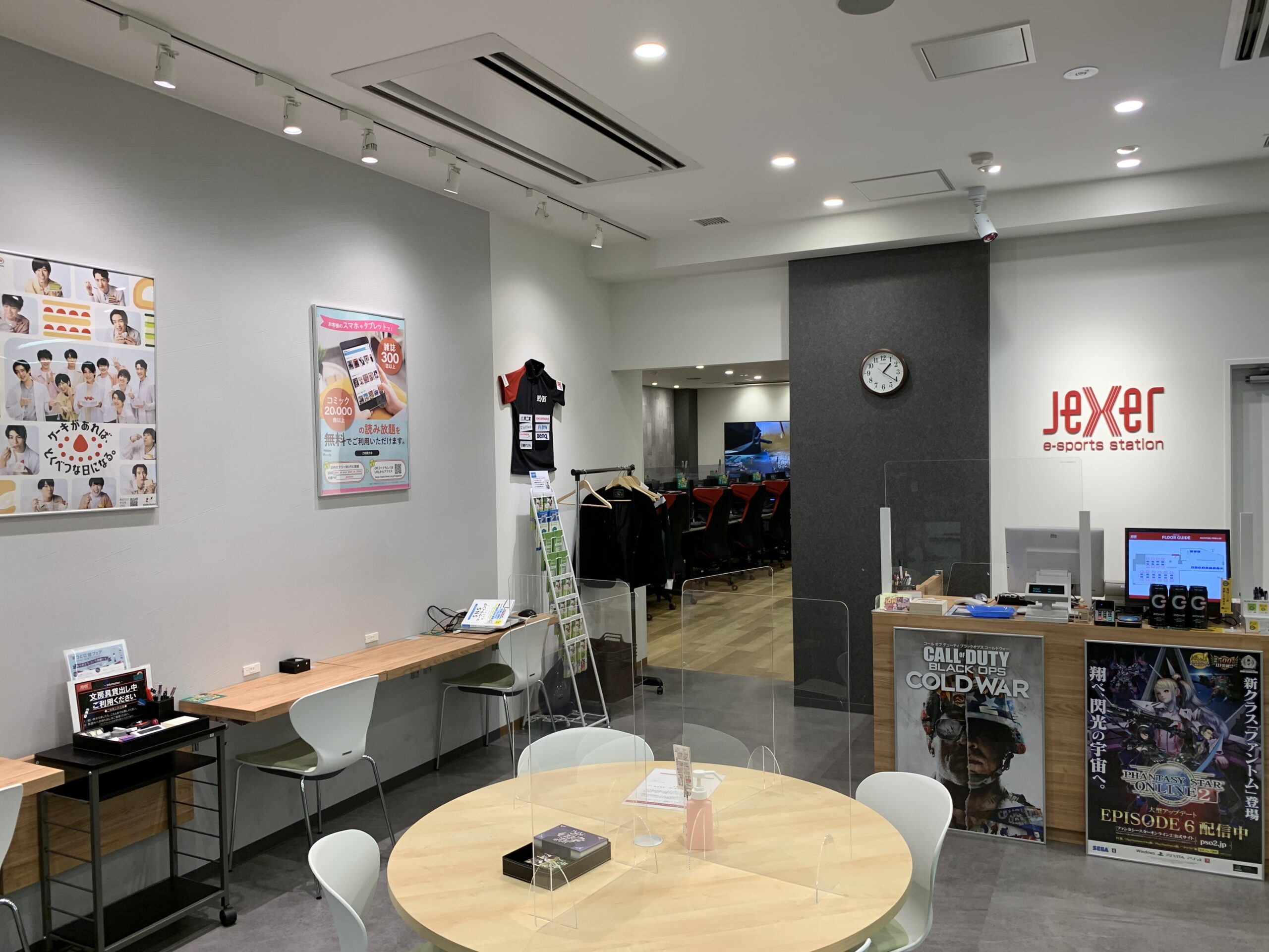 松戸駅改札すぐ　jexer e-sports station（ジェクサー・eスポーツ ステーション） JR松戸駅店　Wi-Fi